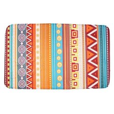 Коврик Доляна Инди 50х80 см разноцветный