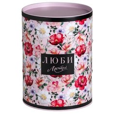 Коробка подарочная Дарите счастье Люби мечтай 13.5 х 18 х 13.5 см розовый