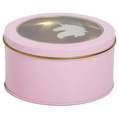 Коробка подарочная Дарите счастье жестяная 13.5 х 7 см розовый