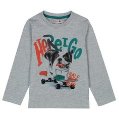 Лонгслив Boboli размер 110, серый