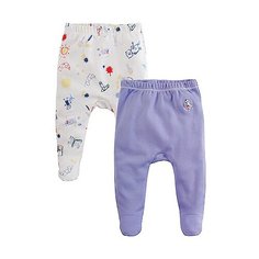 Ползунки Наша мама размер 80, фиолетовый микс