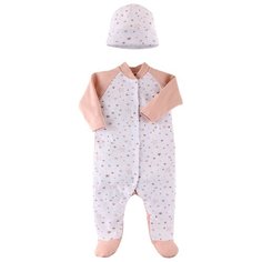 Комплект одежды Наша мама размер 74, бежевый с рисунком