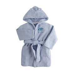 Халат Наша мама размер 80-86, голубой