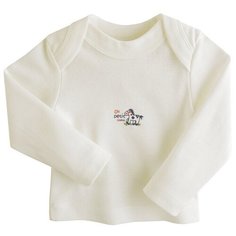 Лонгслив Наша мама размер 68, молочный