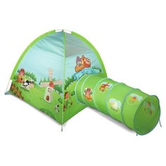 Палатка Наша игрушка Ферма с туннелем HF031