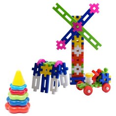 Конструктор Karolina toys Малыш-2 + Пирамида малая 40-0046