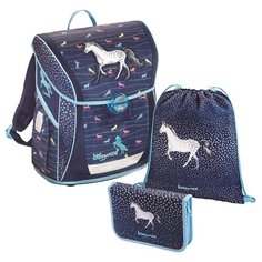 Step By Step Ранец BaggyMax Fabby Modern Horse 3 предмета (1033197), синий