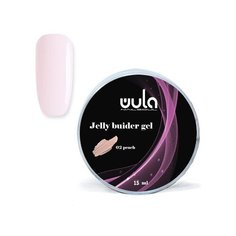 Гель-желе WULA Jelly builder gel для моделирования, 15 мл 02 peach