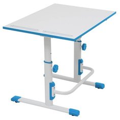 Стол Polini Simple М1 75x55 см белый/синий