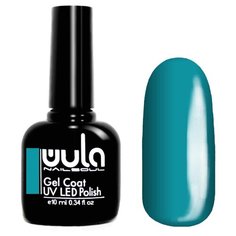 Гель-лак WULA Gel Coat, 10 мл, оттенок 401 темно бирюзовый