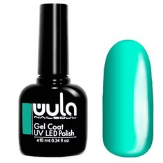 Гель-лак WULA Gel Coat, 10 мл, оттенок 388 бирюзовый