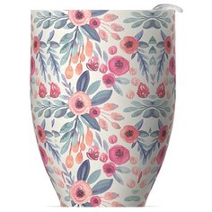 Термокружка asobu Imperial Coffee VIC4 floral (0.3 л) цветочная