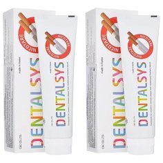 Зубная паста Dental Clinic 2080 Денталсис Никотар (для курящих) вкус перечной мяты, 130 г, 2 шт.