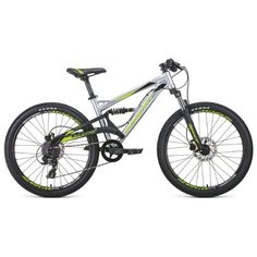 Подростковый горный (MTB) велосипед Format 6612 (2020) серебро/черный матовый 14.5" (требует финальной сборки)