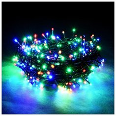 Гирлянда Vegas Нить 2000 см, 200 ламп, разноцветный