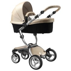 Коляска-трансформер Mima Xari (2 в 1) champagne/sandy beige/silver frame, цвет шасси: серебристый