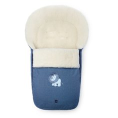 Конверт-мешок Womar S77 Exlusive Lion melange fabric в коляску 95 см синий