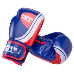 Боксерские перчатки Green hill Knockout (BGK-2266) синий 8 oz