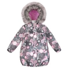Куртка Reike Ornament snowflakes размер 110, серый