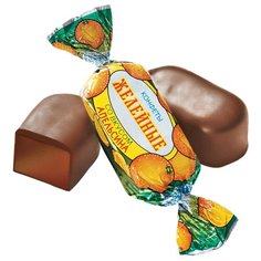 Конфеты Красный Октябрь Желейные со вкусом апельсина, коробка 3000 г