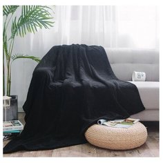 Плед Cleo Royal plush 180х200 см, черный