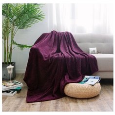 Плед Cleo Royal plush 180х200 см, фиолетовый