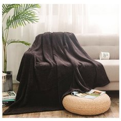 Плед Cleo Royal plush 200х220 см, темно-коричневый