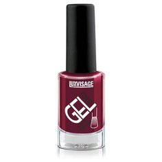 Лак LUXVISAGE Gel finish, оттенок 13 осенний бургунди