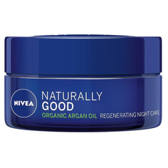 Nivea Naturally Good Regenerating Night Cream Organic Argan Oil Восстанавливающий ночной крем с аргановым маслом для лица, 50 мл