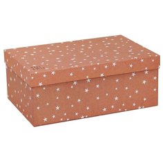 Коробка подарочная Дарите счастье Универсальная 24 × 15.5 × 9.5 см коричневый