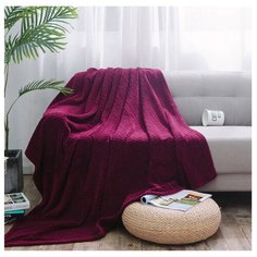 Плед Cleo Royal plush 200х220 см, бордовый