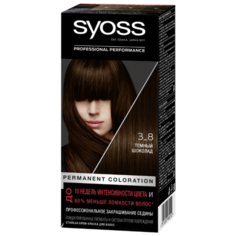 Syoss Color Стойкая крем-краска для волос, 3-8 Темный шоколад