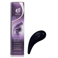 KEEN Краска для бровей и ресниц Smart Eyes Colour Cream, 60 мл черный