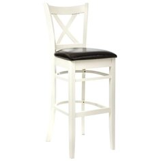 Стул Woodville Terra, дерево/искусственная кожа, цвет: buttermilk/brown