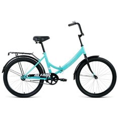 Городской велосипед ALTAIR City 24 (2020) мятный/серый 16" (требует финальной сборки)