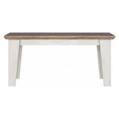 Столик журнальный Black Red White Marselle LAW/120, ДхШ: 120 х 600 см, ясень снежный/дуб сонома темный