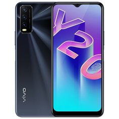 Смартфон vivo Y20 4/64GB Черный агат