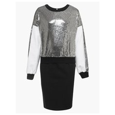 Комплект одежды Nota Bene размер 158, серебряный