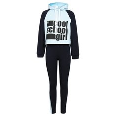 Спортивный костюм Nota Bene размер 134, черный/голубой