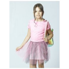 Комплект одежды Nota Bene размер 134, светло-розовый