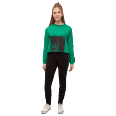 Спортивный костюм Nota Bene размер 164, черный/зеленый