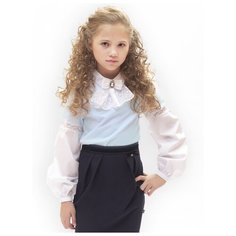 Блузка Nota Bene размер 134, голубой