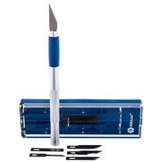 КОБАЛЬТ Нож для художественных работ 245-060 серебристый/синий