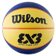 Баскетбольный мяч Wilson FIBA 3x3 Replica Mini, р. 3 синий/желтый