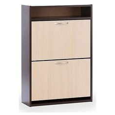 Обувница Vental К-2 , размер (ШхГ): 60.4х22.5 см , цвет: венге/дуб беленый