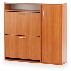 Обувница Vental Комфорт ШК-2 , размер (ШхГ): 92.4х22.5 см , цвет: вишня