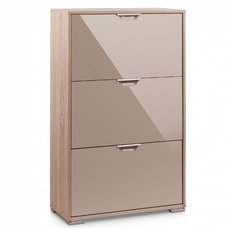 Обувница Vental Nova-3 , размер (ШхГ): 69.5х29 см , цвет: венге/мокко глянец