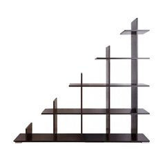 Стеллаж Vental Шелф-4 20 полок, материал: ЛДСП, ШxГxВ: 170х35х155 см, венге