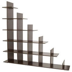 Стеллаж Vental Шелф-2 27 полок, материал: ЛДСП, ШxГxВ: 190х35х174.6 см, венге