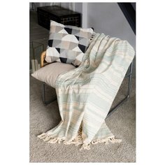 Плед Этель Гамалла 125x150 см, бирюзовый